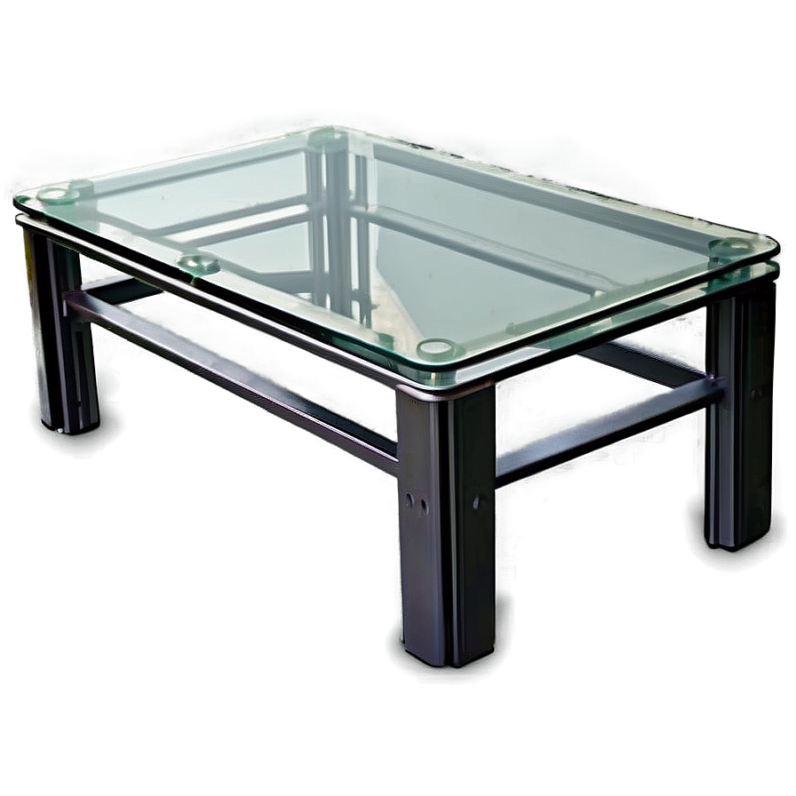 Industrial Style Glass Table Png Gys