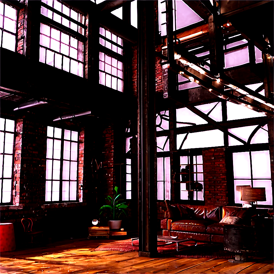 Industrial Style Loft Studio Png 89