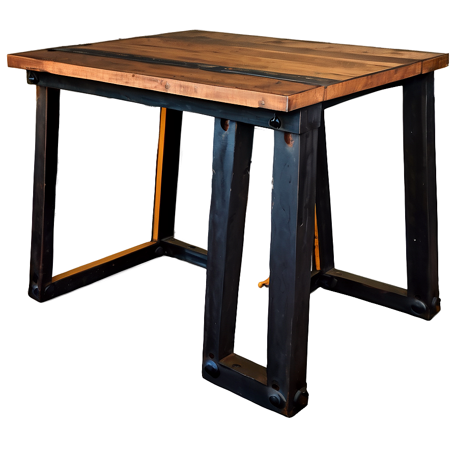 Industrial Style Office Table Png 35