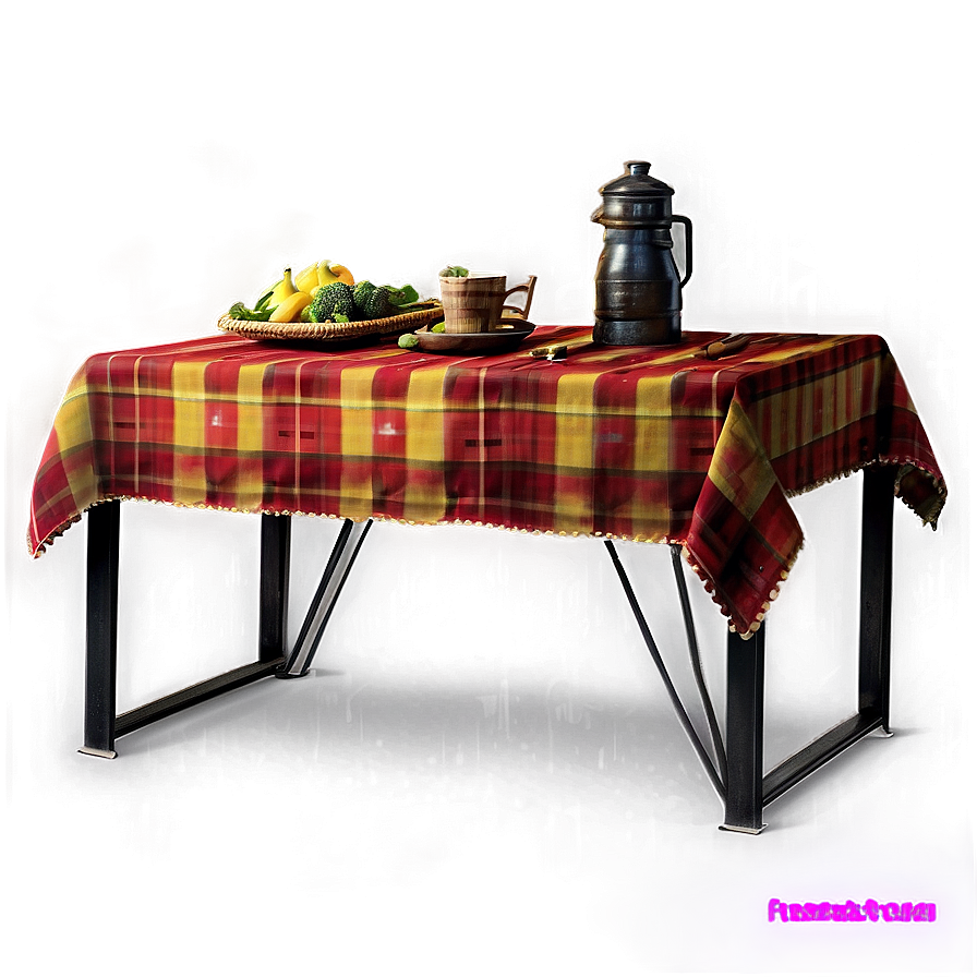 Industrial Style Table Cloth Png Tgj12