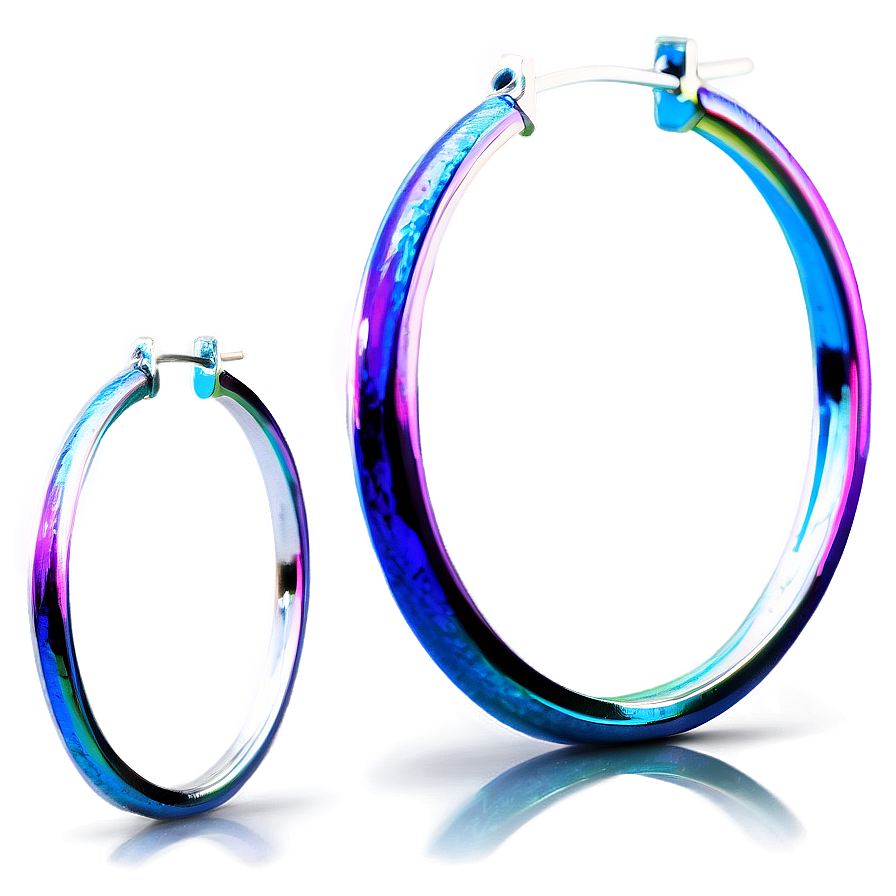 Infinity Hoop Earring Png 06132024