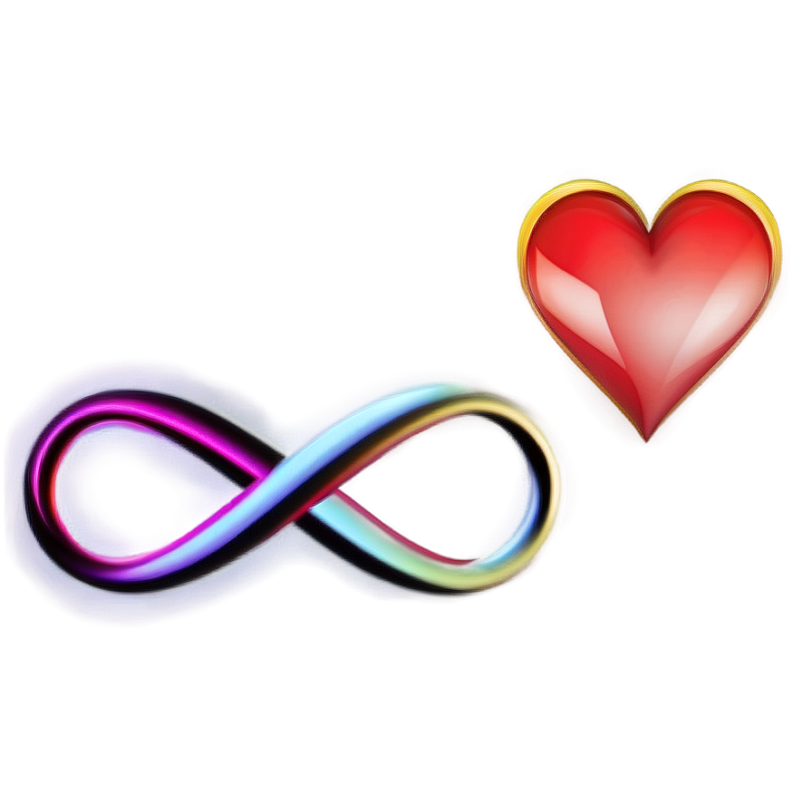 Infinity Sign With Heart Png Rnn