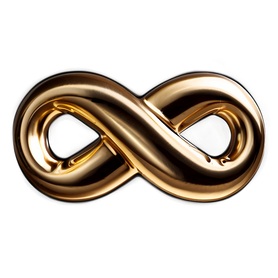 Infinity Symbol In Gold Png 44