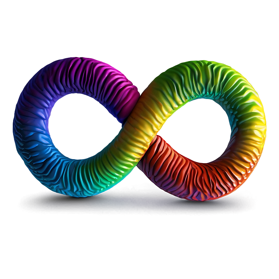 Infinity Symbol In Rainbow Colors Png Lup47