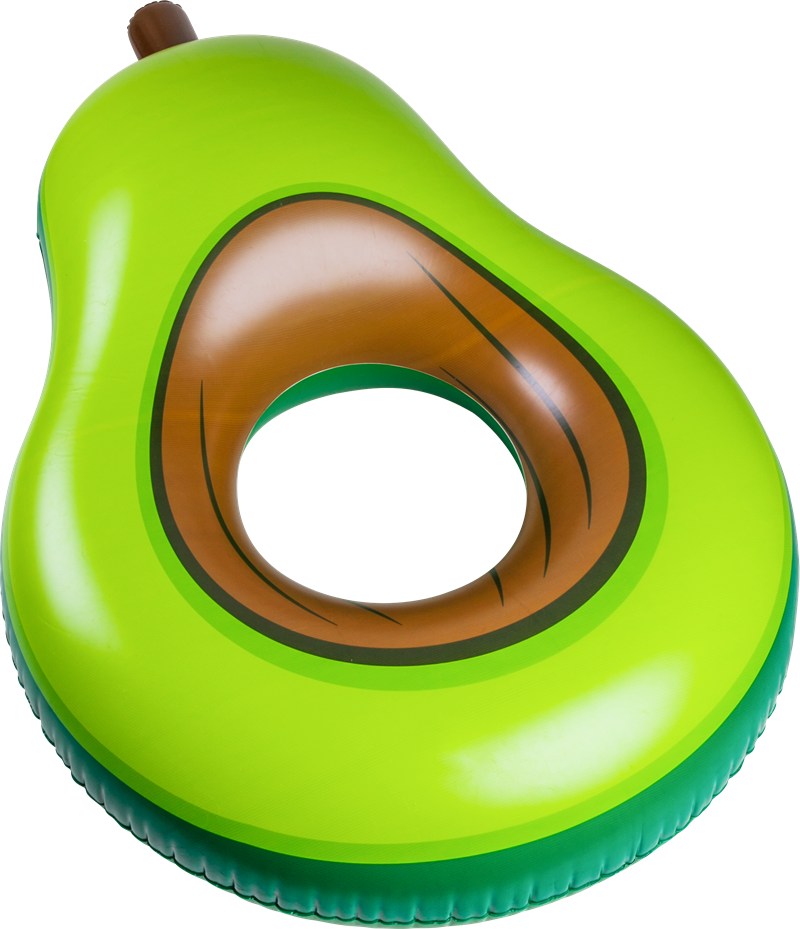 Inflatable Avocado Pool Float