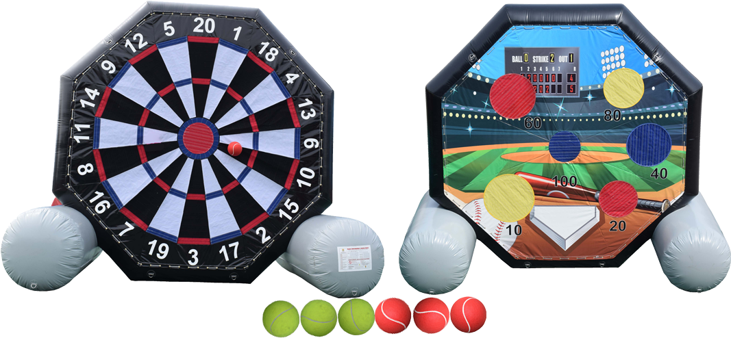 Inflatable Dartboardand Baseball Target Game