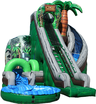 Inflatable Jungle Water Slide