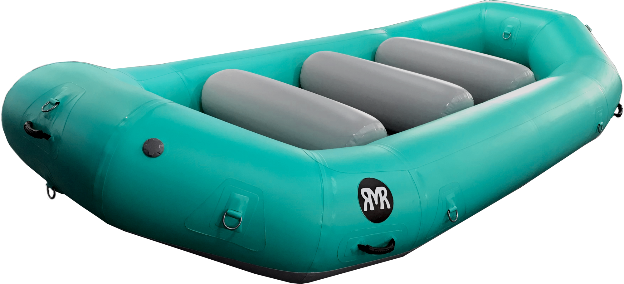 Inflatable Raft Isolatedon White Background