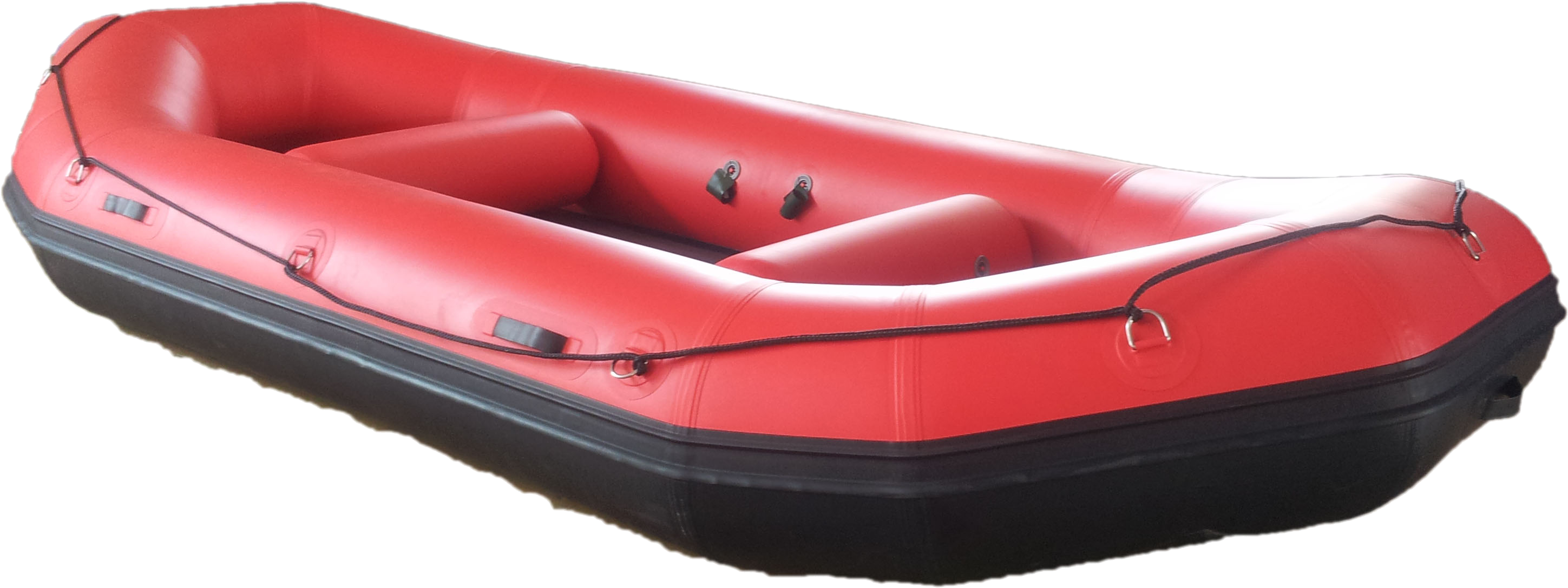 Inflatable Red Raft Isolated