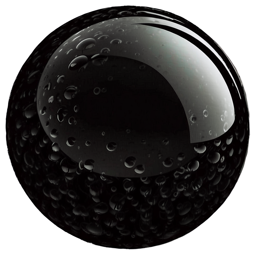 Ink Black Sphere Png Ong