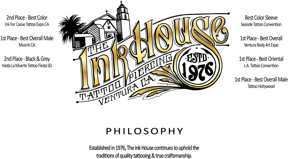 Ink House Tattoo Studio Award Banner Design