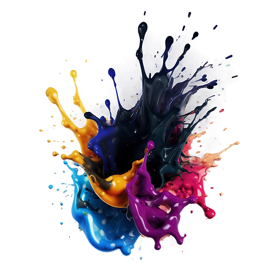 Ink Splash Effect Png 11