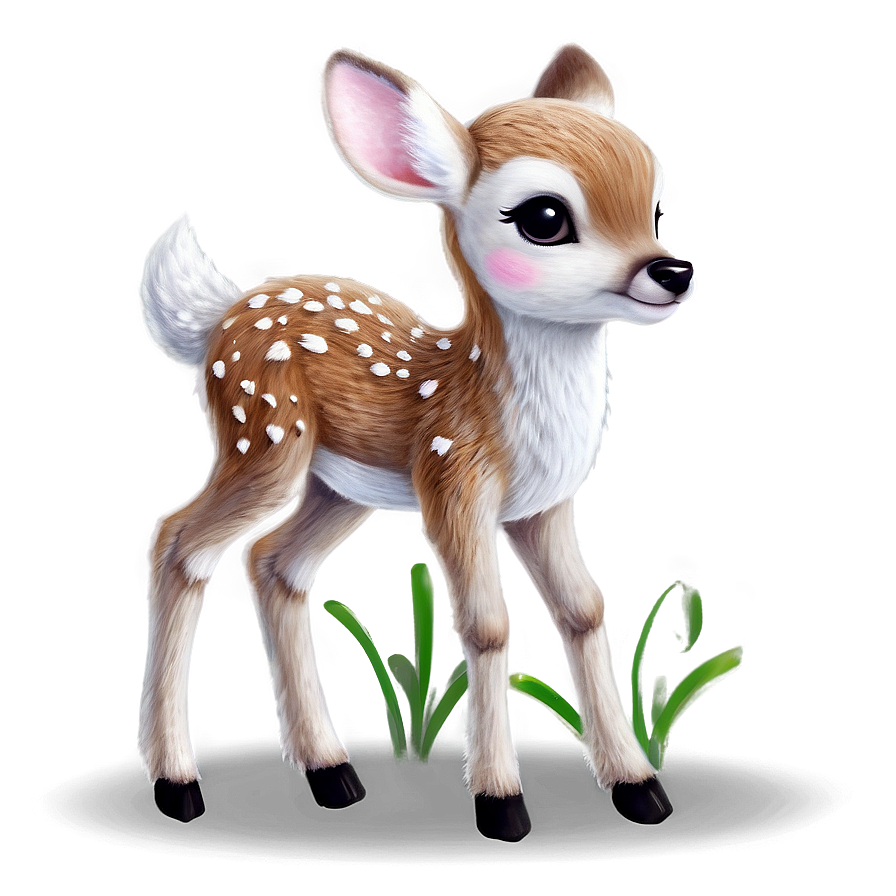 Innocent Fawn Illustration Png Fxr