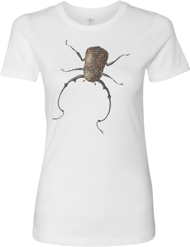 Insect Design White T Shirt