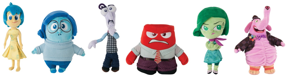 Inside Out Plush Characters