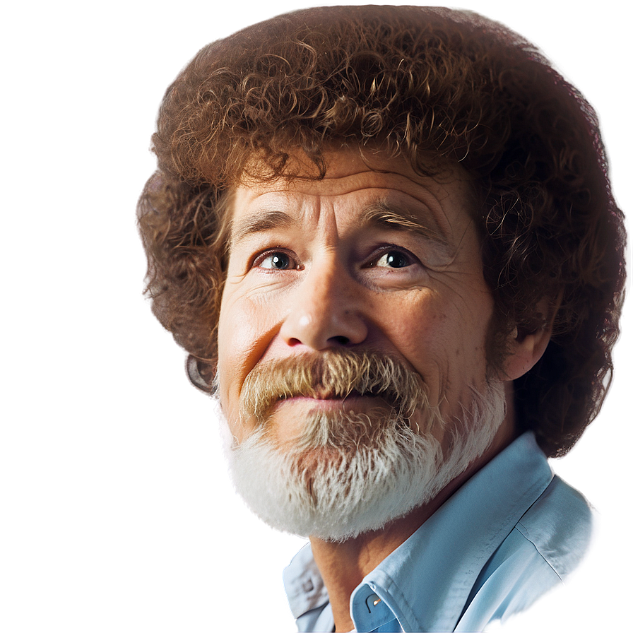 Inspirational Bob Ross Hair Png 06282024