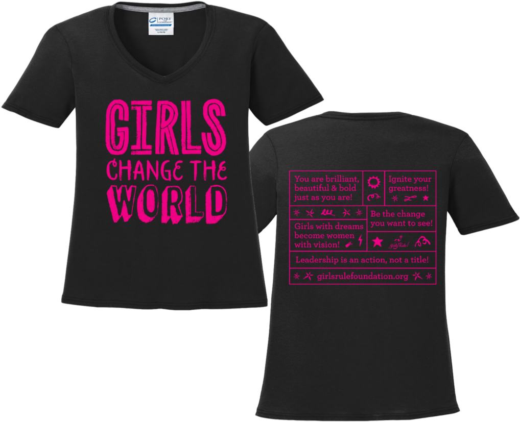 Inspirational Girls Change The World Shirt