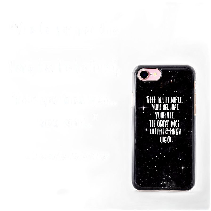 Inspirational Quote Phone Case Png 06122024