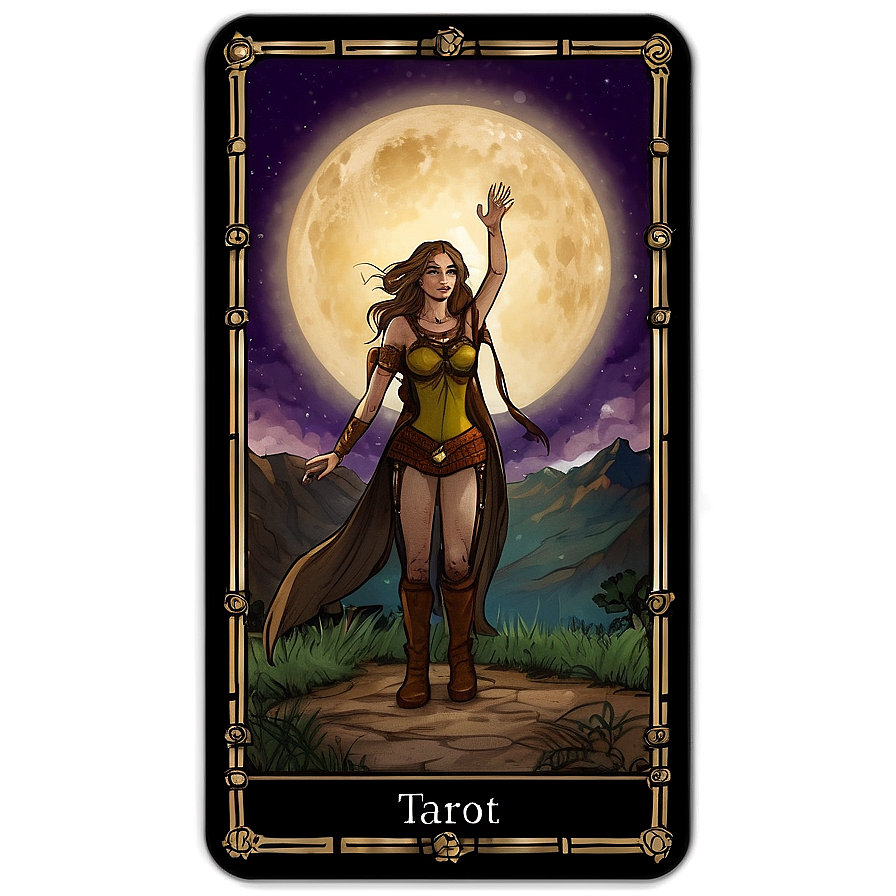 Inspirational Tarot Card Template Png 06292024