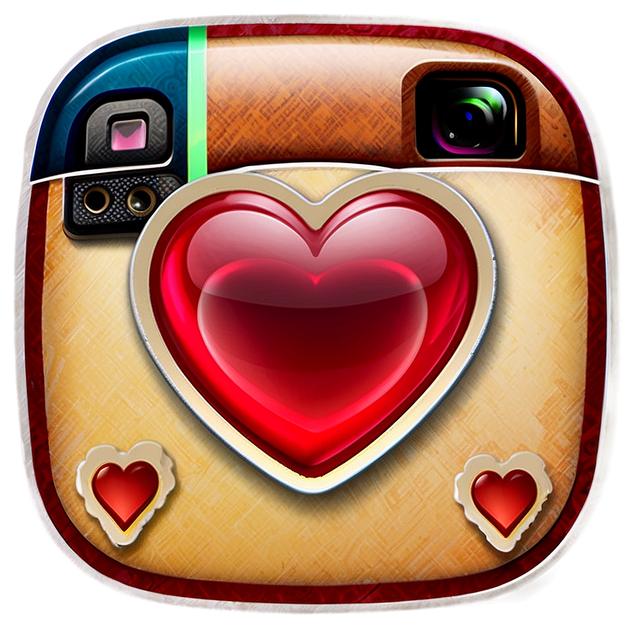 Instagram Heart Sticker Png Nww89