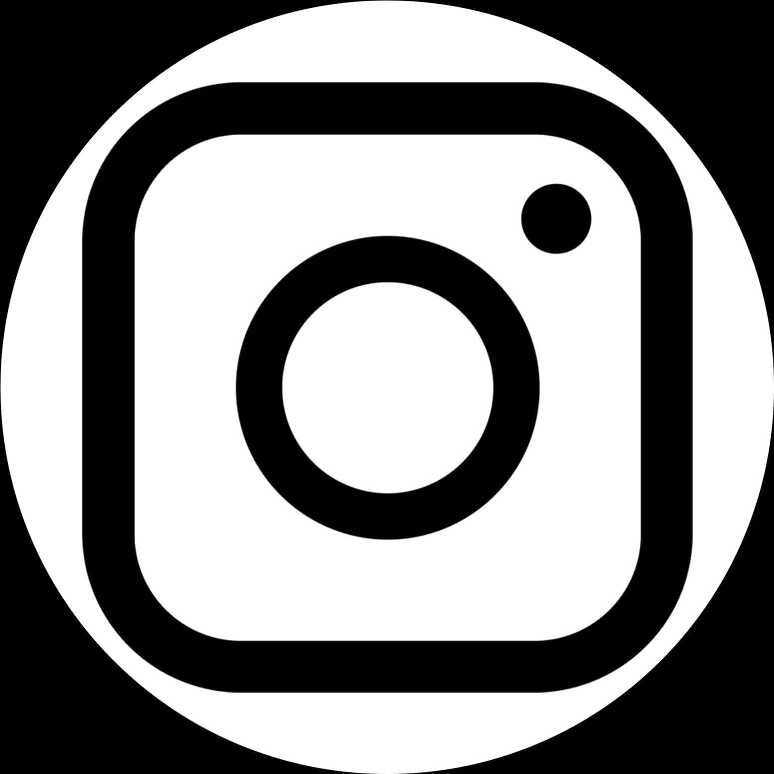 Instagram Logo Blackand White