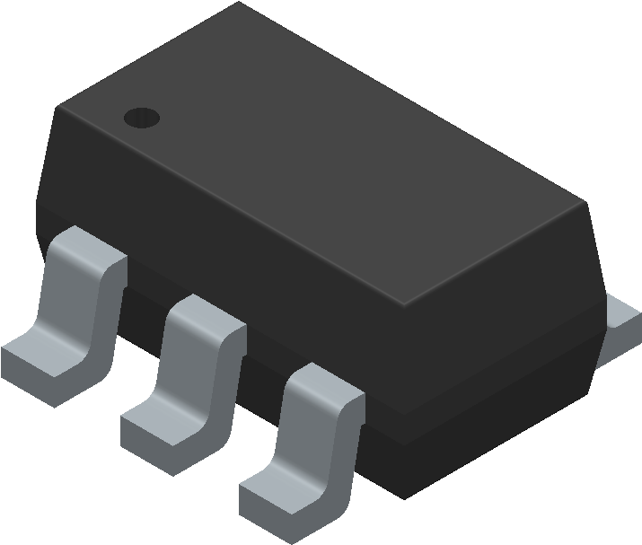 Integrated Circuit Component3 D Render