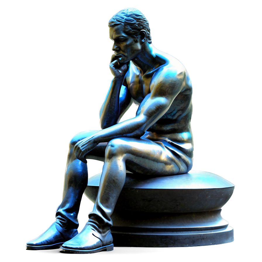 Intellectual Thinker Statue Png 06262024