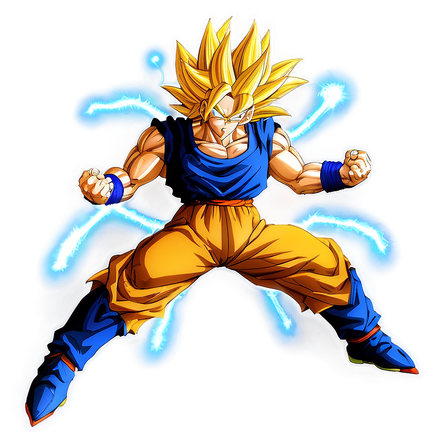 Intense Battle Ssj3 Goku Png Fer95