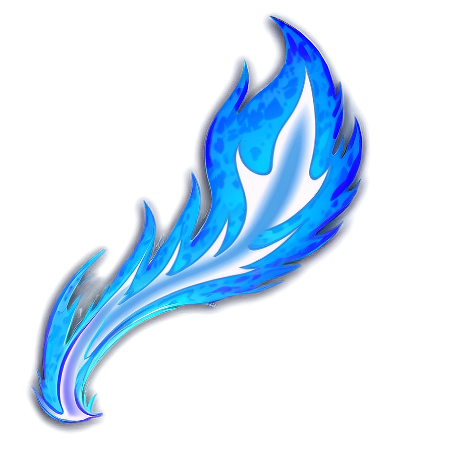 Intense Blue Fire Png Alc