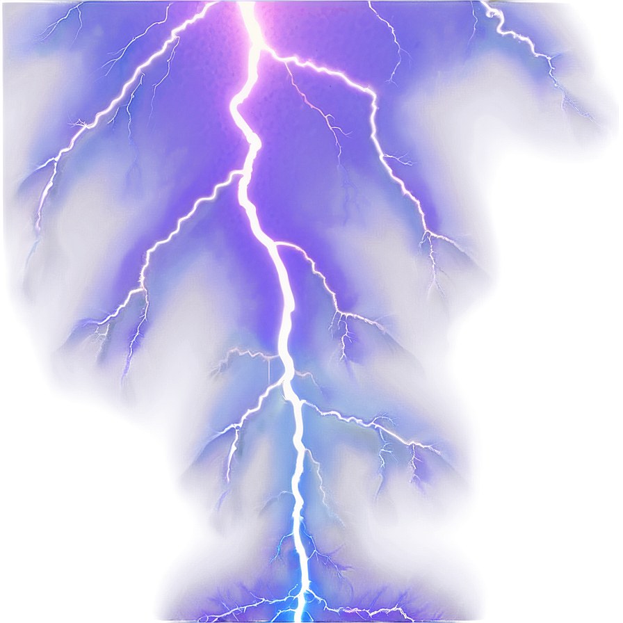 Intense Blue Lightning Png 06202024