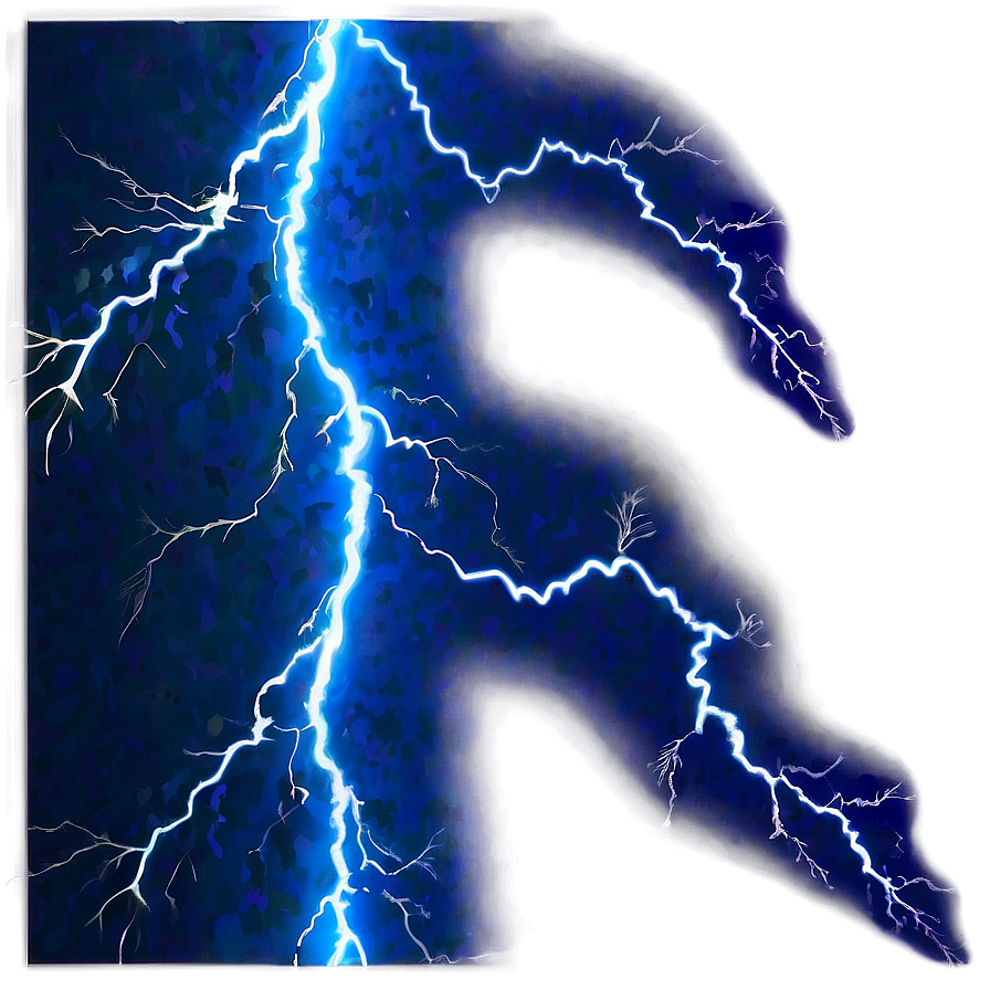 Intense Blue Lightning Png 18