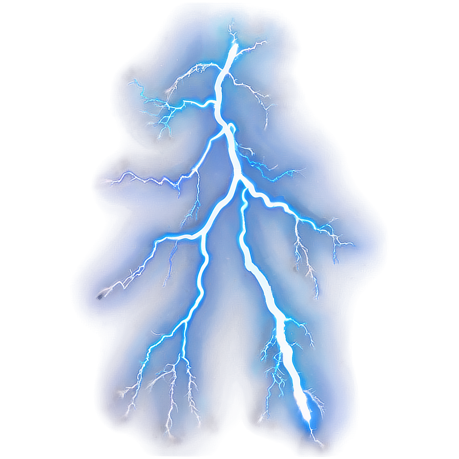 Intense Blue Lightning Png 81