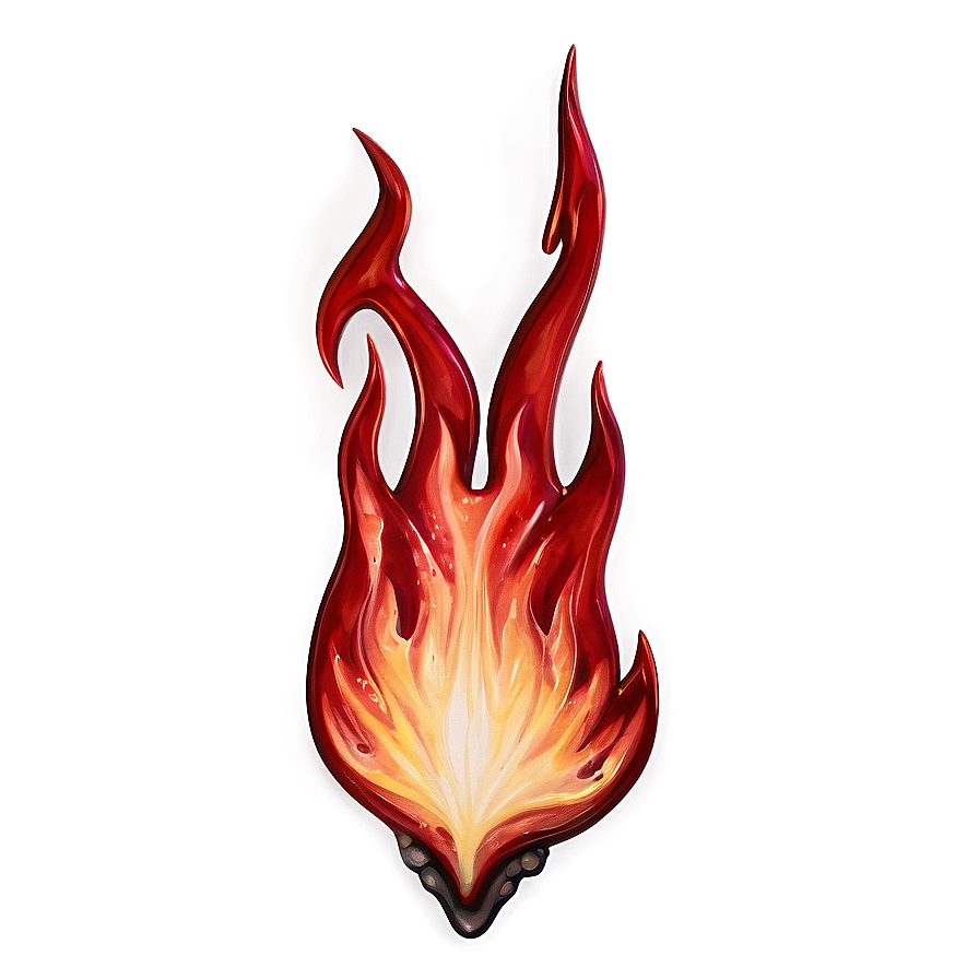 Intense Red Flames Graphics Png 06282024