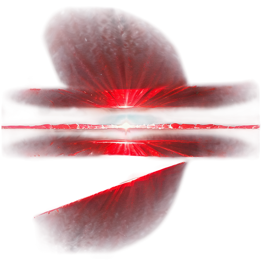 Intense Red Lens Flare Overlay Png 1