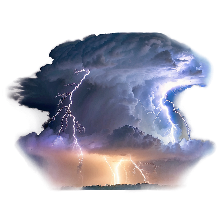 Intense Thunderstorm Lightning Png 78