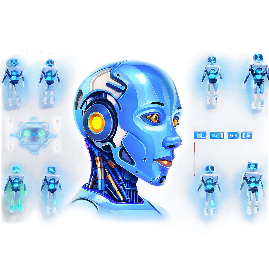 Interactive Ai Bot Illustration Png Cbr