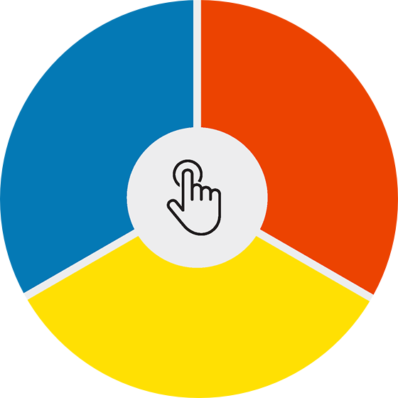 Interactive Click Icon Graphic