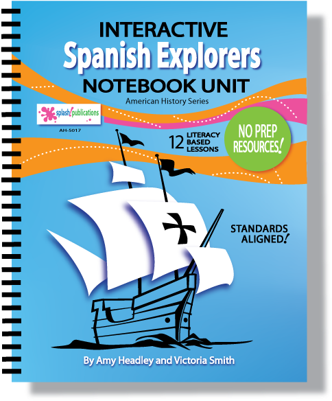 Interactive Spanish Explorers Notebook Cover