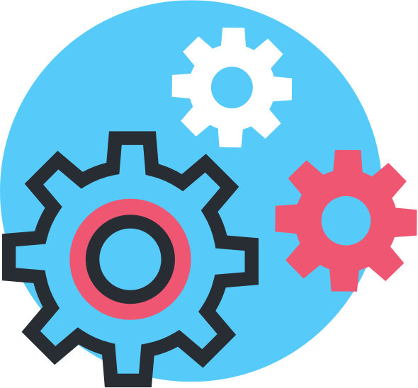 Interlocking Gears Graphic