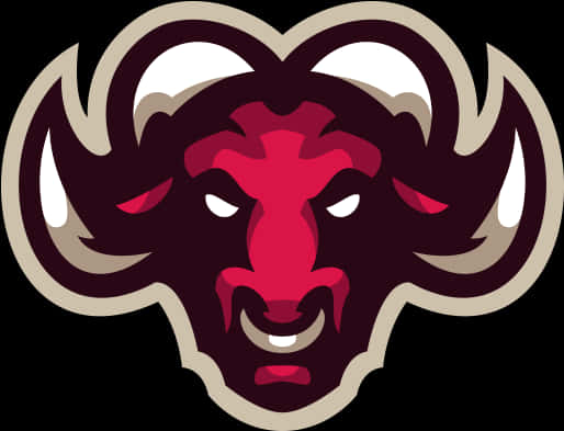 Intimidating Bull Mascot Logo