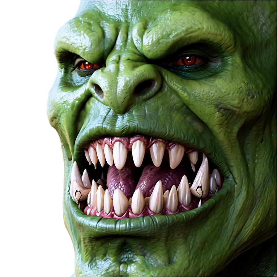 Intimidating Orc Teeth Png 94