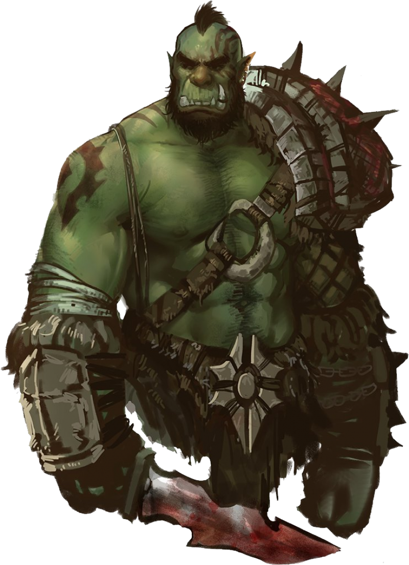 Intimidating Orc Warrior