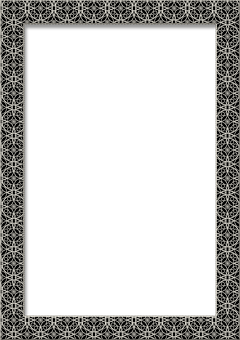 Intricate Black Frame Design