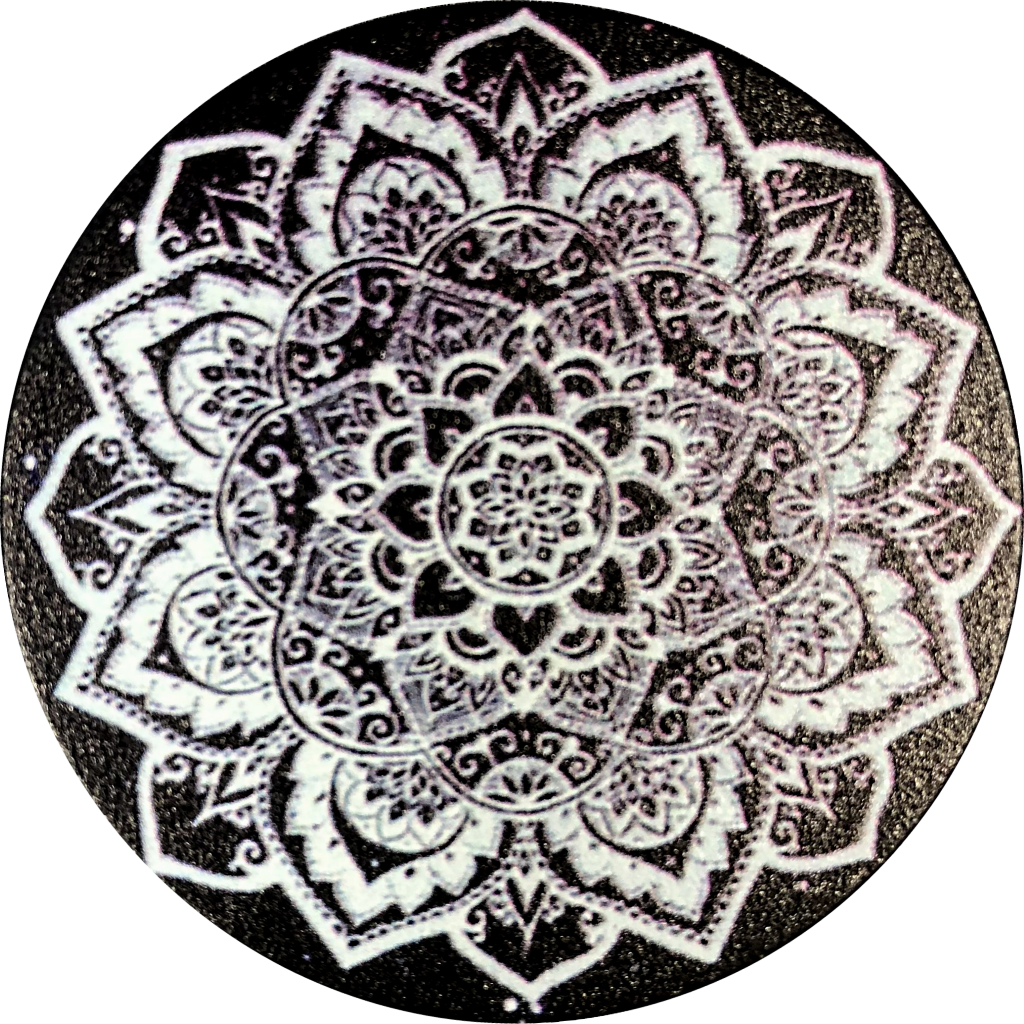 Intricate Blackand White Mandala Artwork