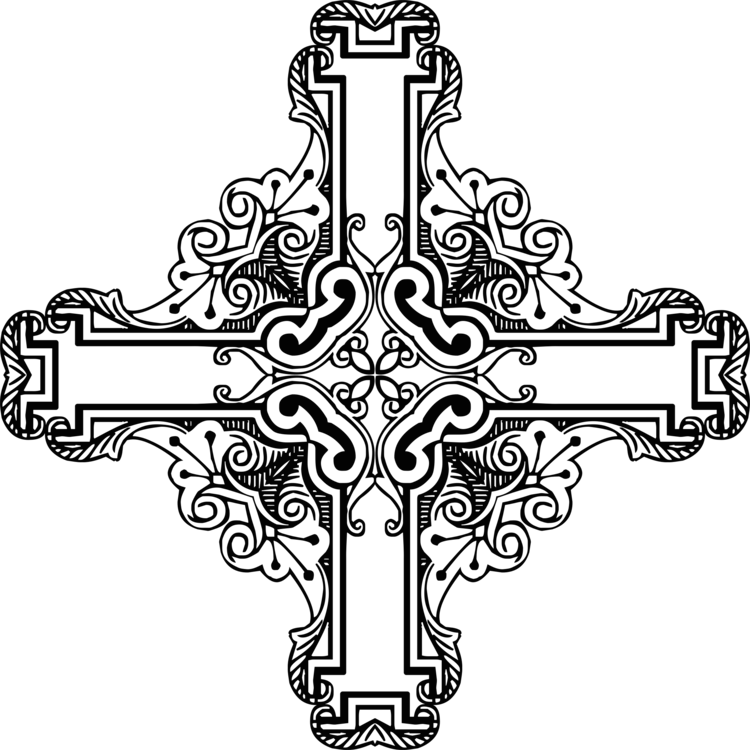 Intricate Celtic Cross Design