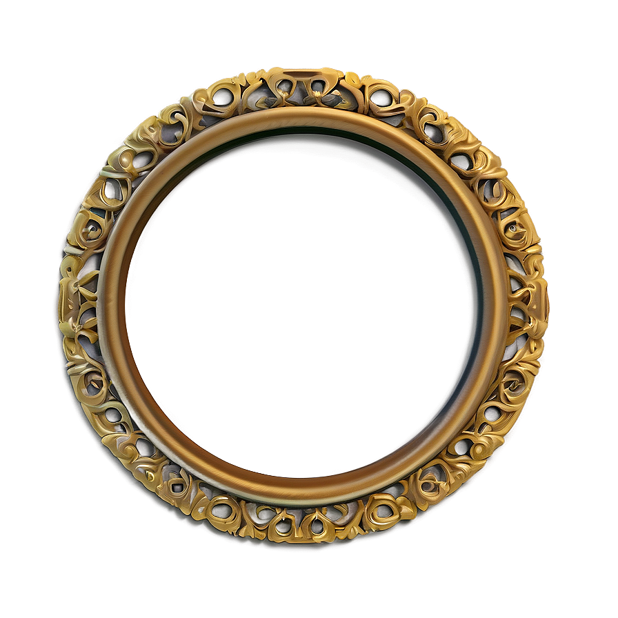 Intricate Circle Frame Png 76