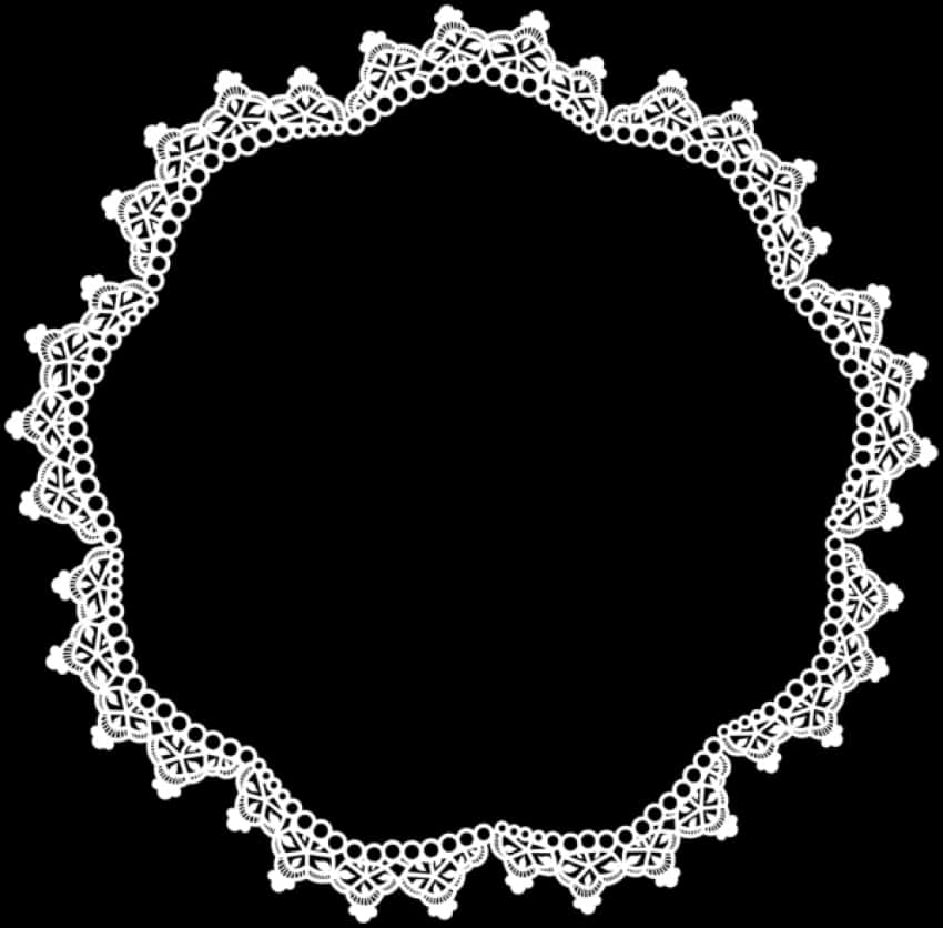 Intricate Lace Design Frame