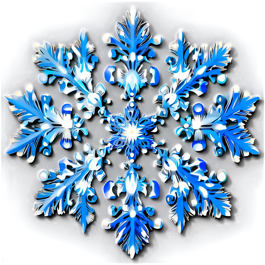 Intricate Snowflake Template Png 05252024