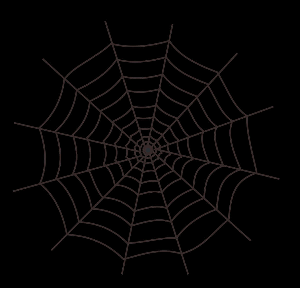 Intricate Spider Webon Dark Background