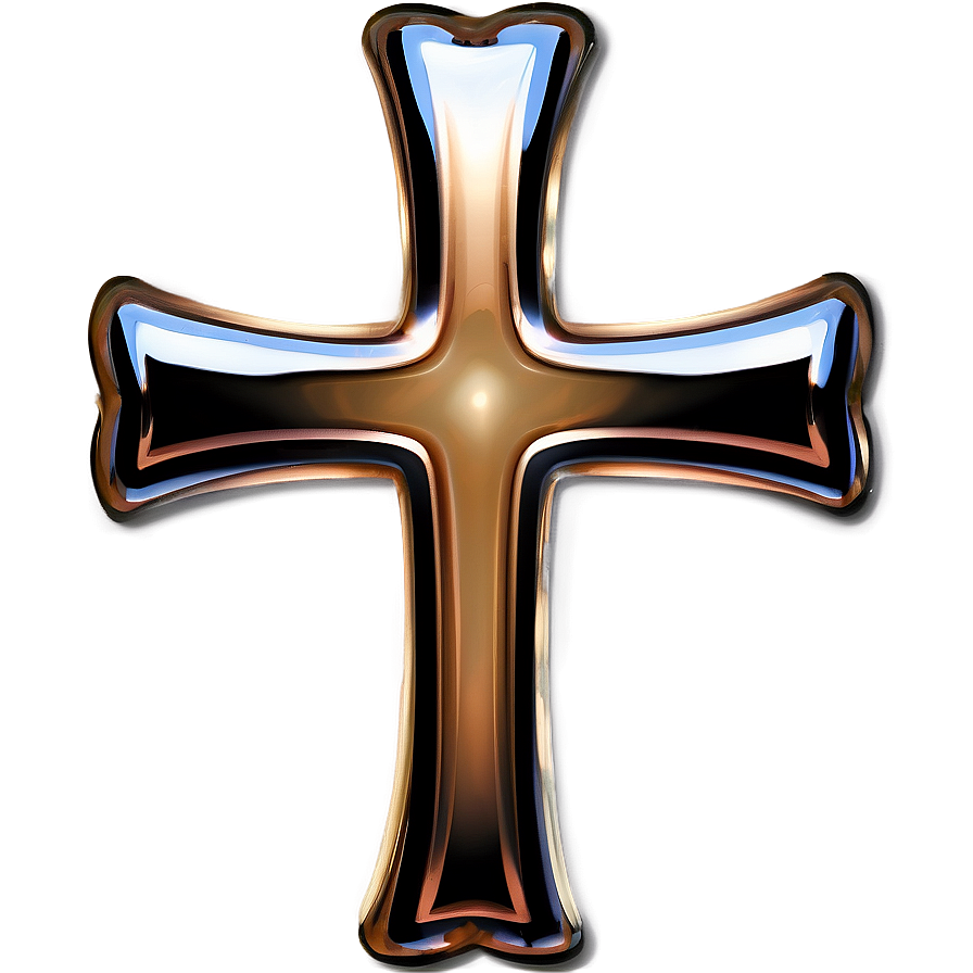 Intricate Thin Cross Png 06292024